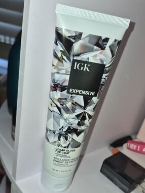 IGK Expensive Clear Gloss Top Coat - New